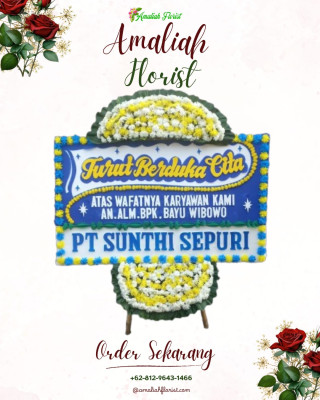 Papan Bunga Duka di Telenggeme