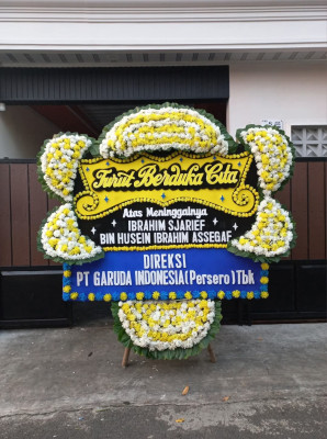 Papan Bunga Duka di Telenggeme